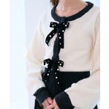 キラキラベロアリボンカーディガン | MAJESTIC LEGON  | 詳細画像8 