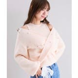 オープンショルダーカシュクールニット | MAJESTIC LEGON | 詳細画像13