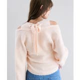 オープンショルダーカシュクールニット | MAJESTIC LEGON | 詳細画像14