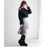 オープンショルダーカシュクールニット | MAJESTIC LEGON | 詳細画像17