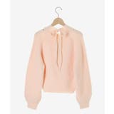 オープンショルダーカシュクールニット | MAJESTIC LEGON | 詳細画像25