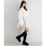 オープンショルダーカシュクールニット | MAJESTIC LEGON | 詳細画像3