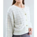 アソートボタンツイードニットカーデ | MAJESTIC LEGON  | 詳細画像7 