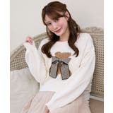 リボン付きくまちゃんニット | MAJESTIC LEGON | 詳細画像1