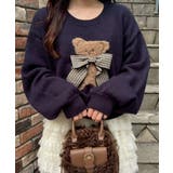 リボン付きくまちゃんニット | MAJESTIC LEGON | 詳細画像34