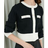 バイカラーケーブルニットカーデ | MAJESTIC LEGON  | 詳細画像12 