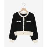 バイカラーケーブルニットカーデ | MAJESTIC LEGON  | 詳細画像35 