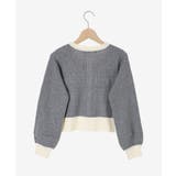 バイカラーケーブルニットカーデ | MAJESTIC LEGON  | 詳細画像36 