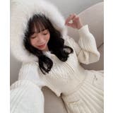 キラキラフード付きニットパーカー | MAJESTIC LEGON | 詳細画像12