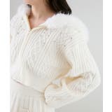 キラキラフード付きニットパーカー | MAJESTIC LEGON | 詳細画像24