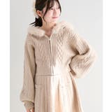 キラキラフード付きニットパーカー | MAJESTIC LEGON | 詳細画像32