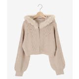 キラキラフード付きニットパーカー | MAJESTIC LEGON | 詳細画像46