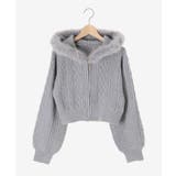 キラキラフード付きニットパーカー | MAJESTIC LEGON | 詳細画像47