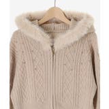 キラキラフード付きニットパーカー | MAJESTIC LEGON | 詳細画像50