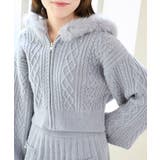 キラキラフード付きニットパーカー | MAJESTIC LEGON | 詳細画像9