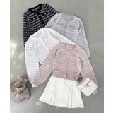 キラキラボタンツイードライクカーデ | MAJESTIC LEGON | 詳細画像1