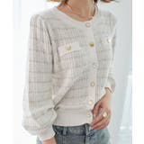 キラキラボタンツイードライクカーデ | MAJESTIC LEGON | 詳細画像18