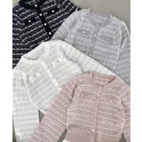 キラキラボタンツイードライクカーデ | MAJESTIC LEGON | 詳細画像3