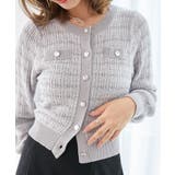 キラキラボタンツイードライクカーデ | MAJESTIC LEGON | 詳細画像34