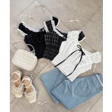 バイカラープチフリルブラウス | MAJESTIC LEGON  | 詳細画像2 