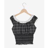 バイカラープチフリルブラウス | MAJESTIC LEGON  | 詳細画像29 