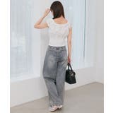 バイカラープチフリルブラウス | MAJESTIC LEGON  | 詳細画像5 