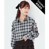 ブラック柄 | オープンショルダーショートシャツ | MAJESTIC LEGON 