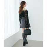 2wayフラワーレースブラウス | MAJESTIC LEGON  | 詳細画像18 