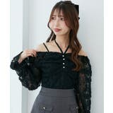 2wayフラワーレースブラウス | MAJESTIC LEGON  | 詳細画像19 