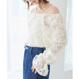 2wayフラワーレースブラウス | MAJESTIC LEGON  | 詳細画像6 