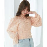 ピンク | 2wayフラワーレースブラウス | MAJESTIC LEGON 