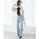 バイカラーボウタイフリルブラウス | MAJESTIC LEGON  | 詳細画像10 