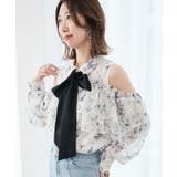 バイカラーボウタイフリルブラウス | MAJESTIC LEGON  | 詳細画像14 