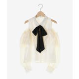 バイカラーボウタイフリルブラウス | MAJESTIC LEGON  | 詳細画像25 