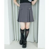 ゴールドボタンプリーツミニスカパン | MAJESTIC LEGON | 詳細画像18