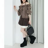 配色フリルプリーツスカート | MAJESTIC LEGON  | 詳細画像5 