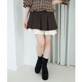 配色フリルプリーツスカート | MAJESTIC LEGON  | 詳細画像7 