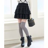 ブラック | カットレースフリルミニスカパン | MAJESTIC LEGON 
