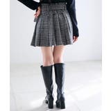 ベルト付きプリーツミニスカパン | MAJESTIC LEGON  | 詳細画像13 