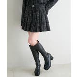 ブラック柄 | ベルト付きプリーツミニスカパン | MAJESTIC LEGON 