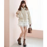 ウエストリブ裾レースフリルミニスカート | MAJESTIC LEGON  | 詳細画像12 