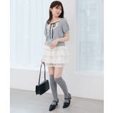 ウエストリブ裾レースフリルミニスカート | MAJESTIC LEGON  | 詳細画像15 