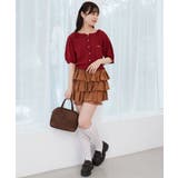 ウエストリブ裾レースフリルミニスカート | MAJESTIC LEGON  | 詳細画像23 