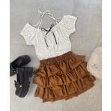 ウエストリブ裾レースフリルミニスカート | MAJESTIC LEGON  | 詳細画像32 