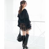 ウエストリブ裾レースフリルミニスカート | MAJESTIC LEGON  | 詳細画像38 