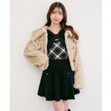 ブラック | キラキラボタンプリーツニットスカート | MAJESTIC LEGON