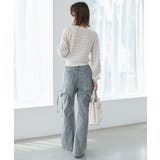 スリットビジューフレアデニムパンツ | MAJESTIC LEGON  | 詳細画像12 