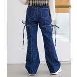 スリットビジューフレアデニムパンツ | MAJESTIC LEGON  | 詳細画像22 