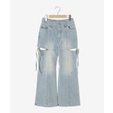 スリットビジューフレアデニムパンツ | MAJESTIC LEGON  | 詳細画像24 