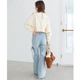 スリットビジューフレアデニムパンツ | MAJESTIC LEGON  | 詳細画像4 